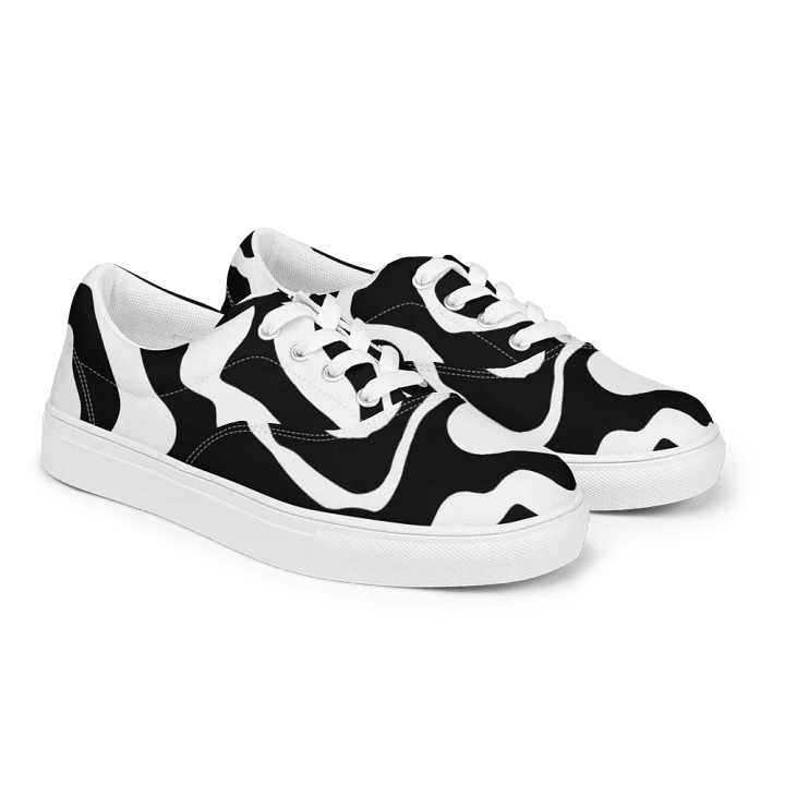 Swirlscape Lace-Up Canvas Shoes product image (2)