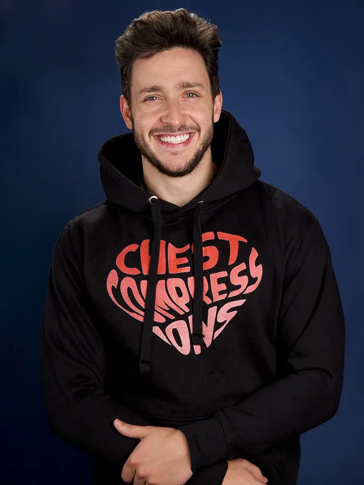 Chest Compressions Heart Hoodie product image (1)
