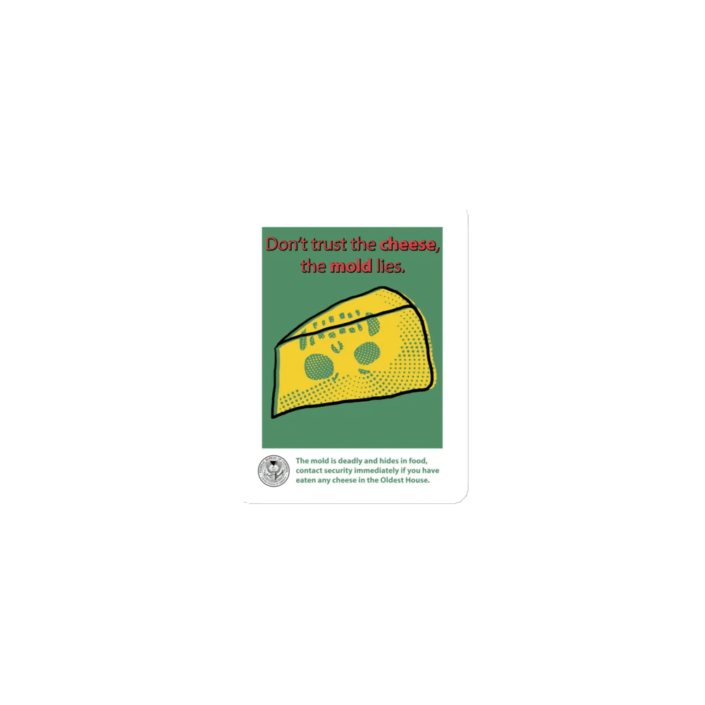 Don't eat the cheese Magnet - Bureau Collection product image (3)