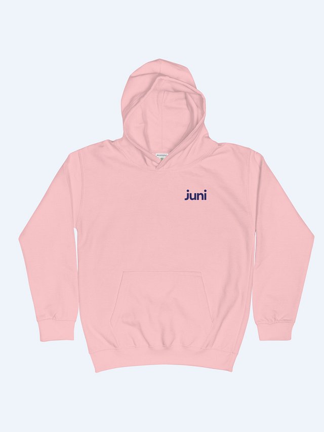Juni Kids Hoodie, Pink product image (1)