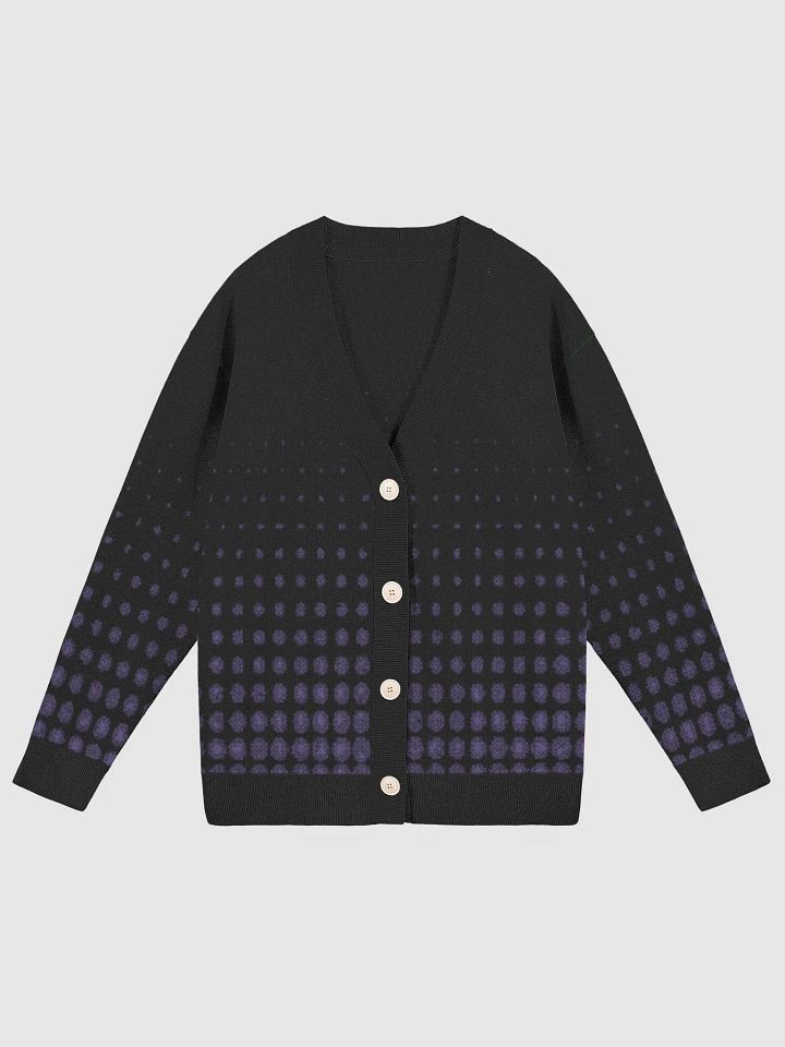 Purple Half Tone Cardigan Sweater product image (2)