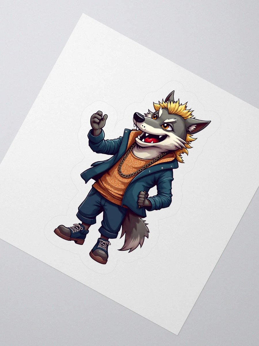 Big Bad Wolf Wolf Kiss Cut Stickers product image (6)