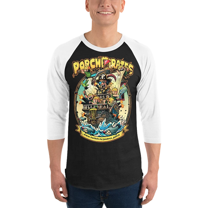 Porch Pirates Clan Raglan product image (1)