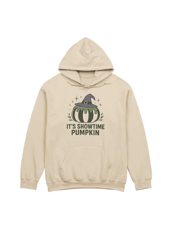 [UM Designs] Pumpkin Showtime - Unisex Pullover Graphic Hoodie [black letters] product image (1)