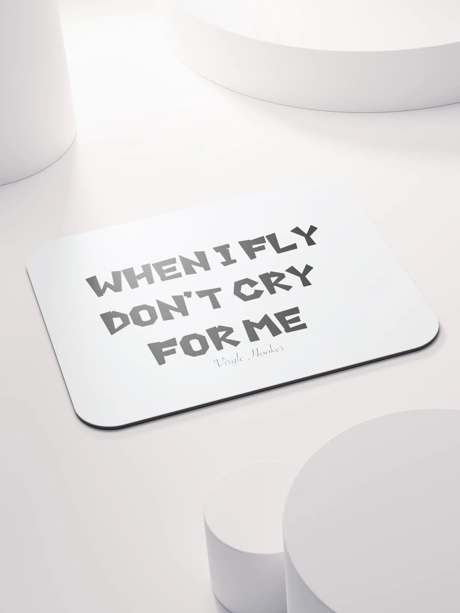 When I Fly Don't Cry Mousepad product image (4)