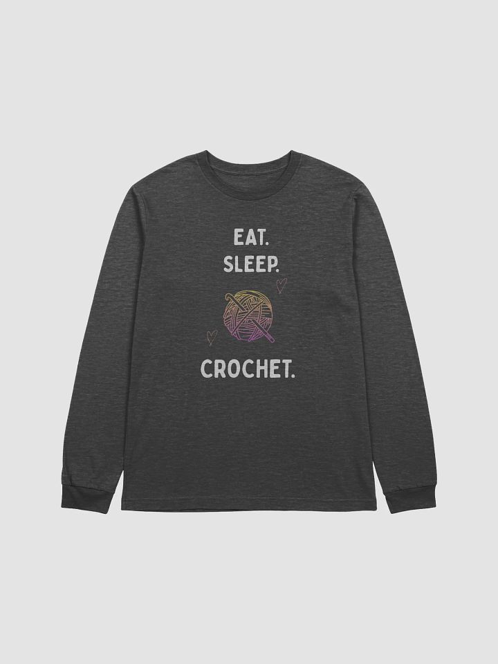 Colorful Yarn Crochet Hook Long Sleeve Tee product image (1)
