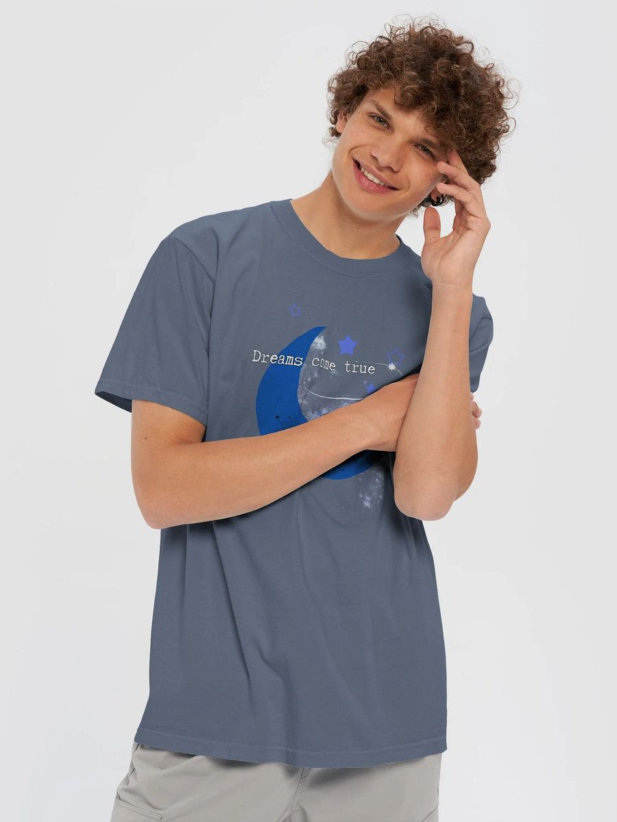 Dreamy Cat Crescent Moon Heavy Tshirt product image (44)