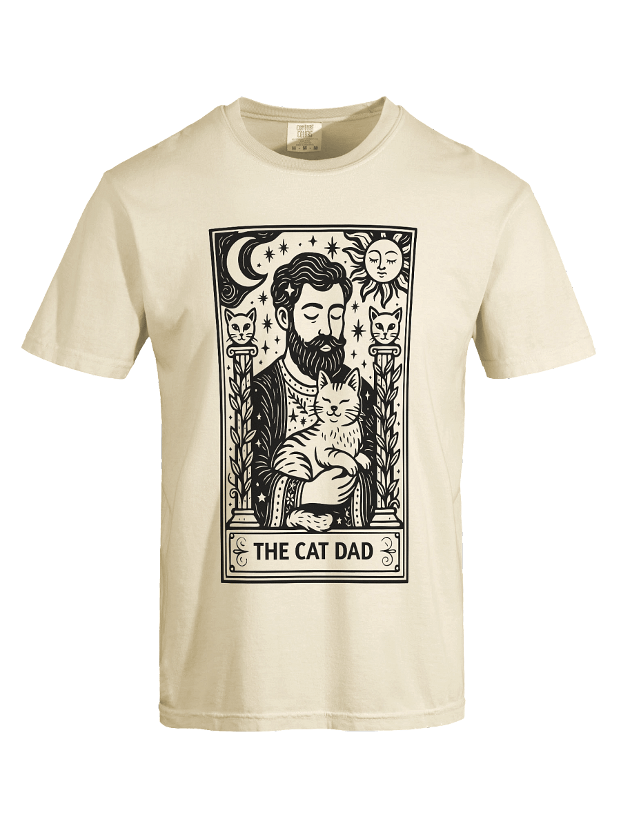 🪄 “The Cat Dad Tarot Tee [Black Print]” product image (49)
