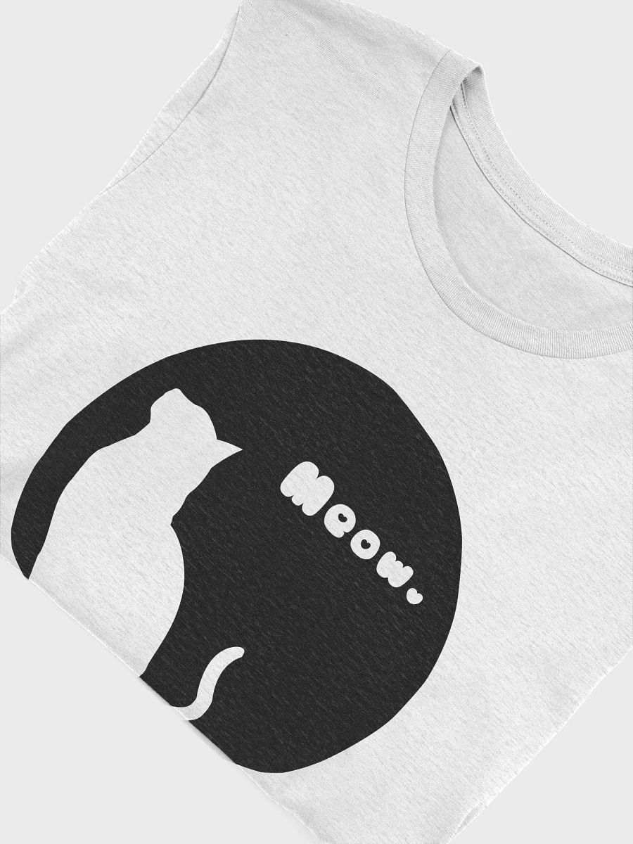 Meow Silhouette Cat T-Shirt product image (35)