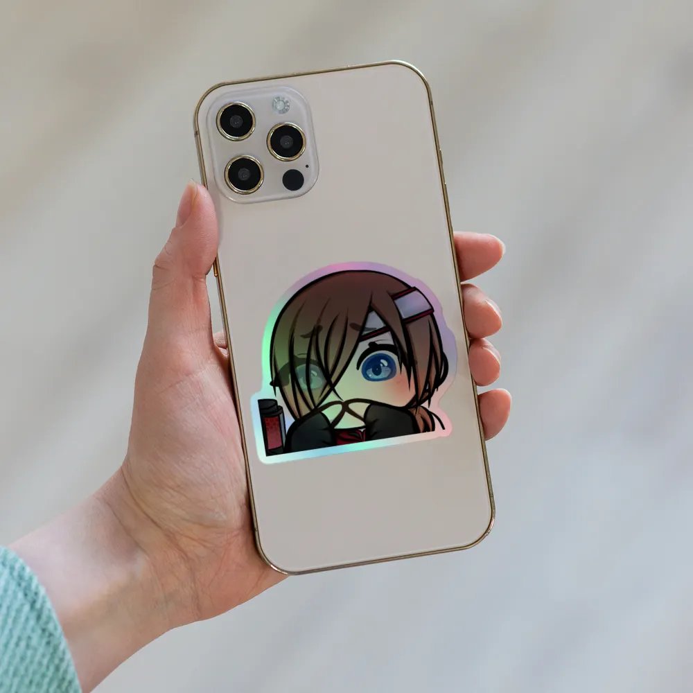 Naley Embarrassed Holo Sticker product image (6)