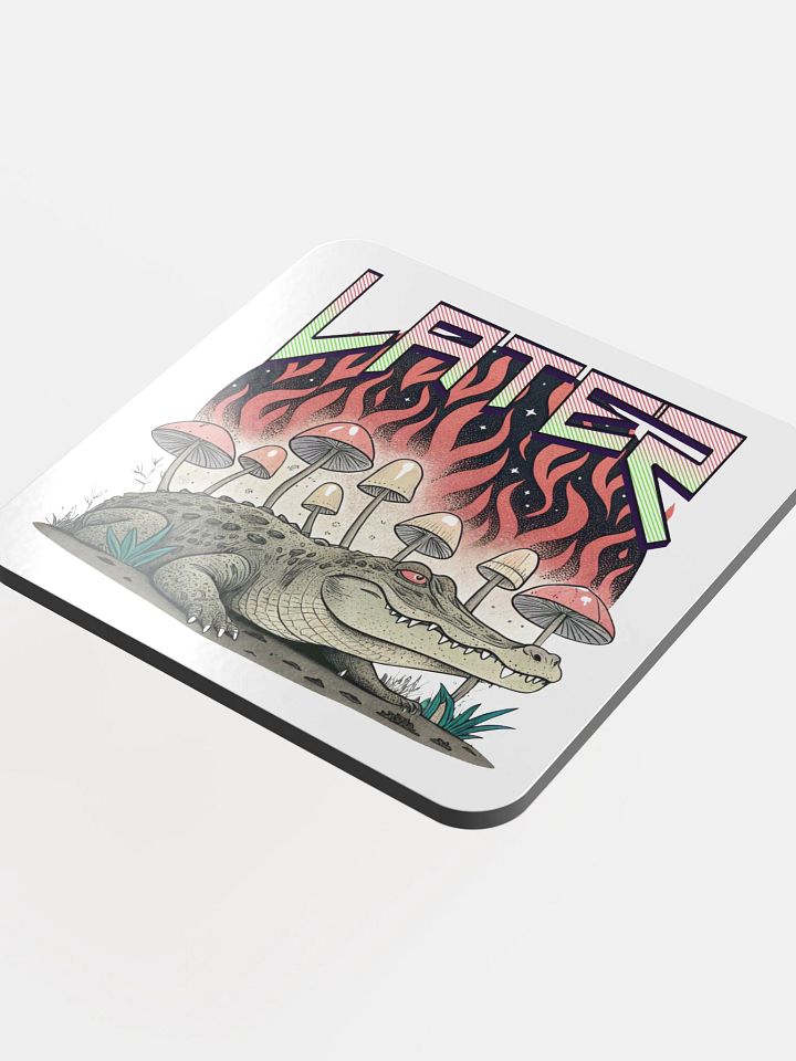 Later Alligator Mushroom Flaming Cork Coaster product image (1)