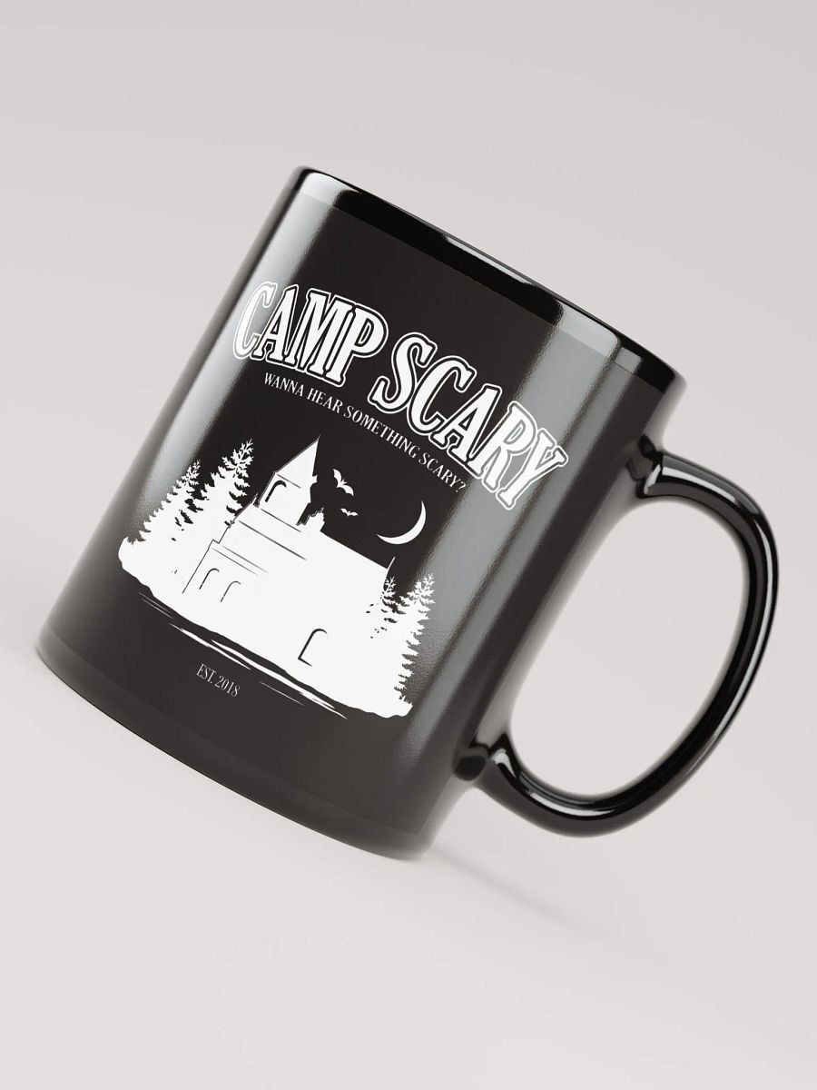 Camp Scary Black Glossy Mug product image (5)