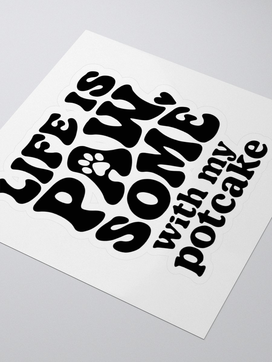 Pawsome Potcake Sticker product image (3)