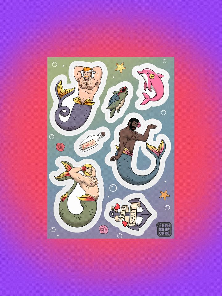 Merman Sticker Sheet product image (1)