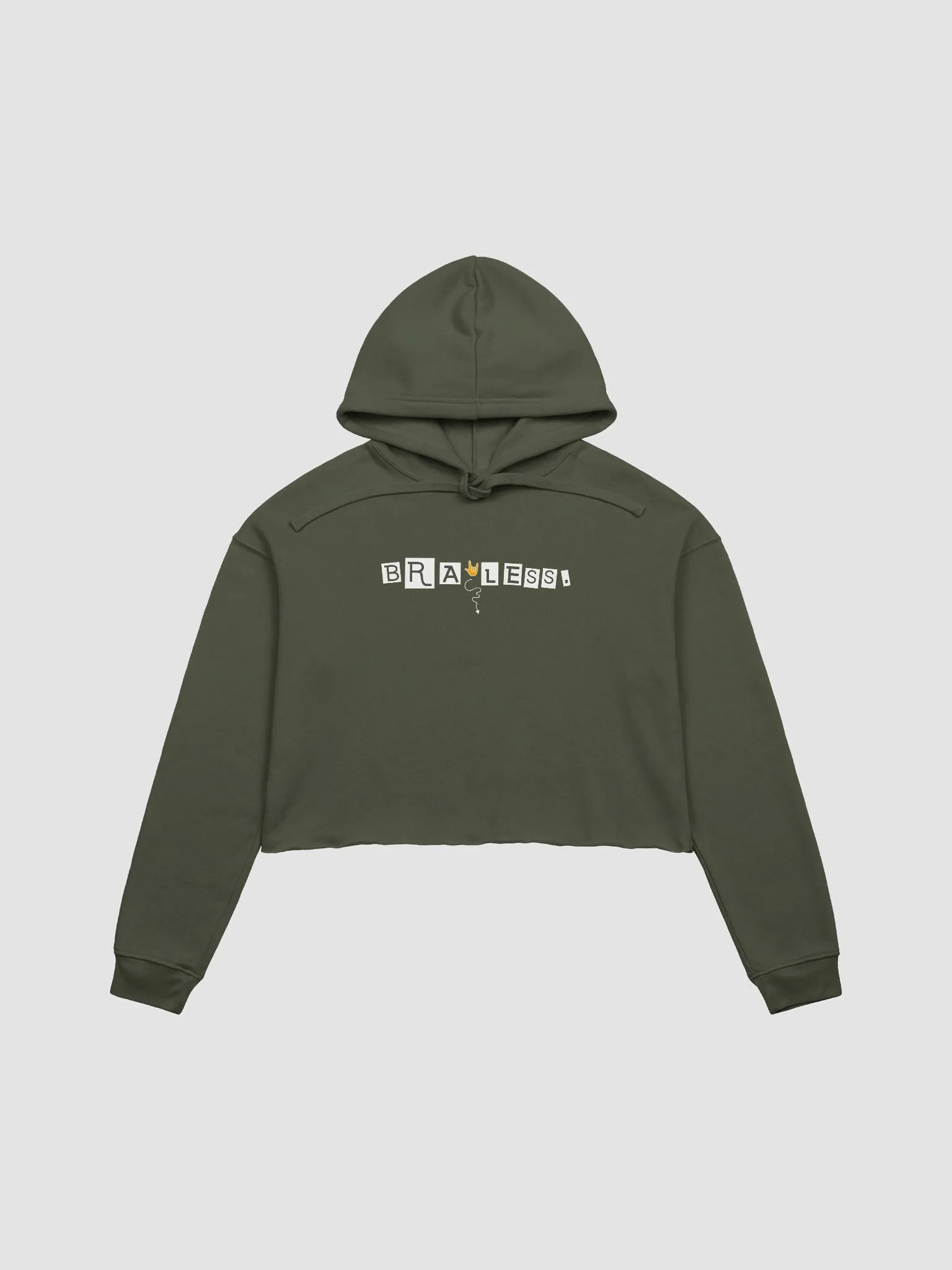 Crazy Cropped Hoodie product image (3)
