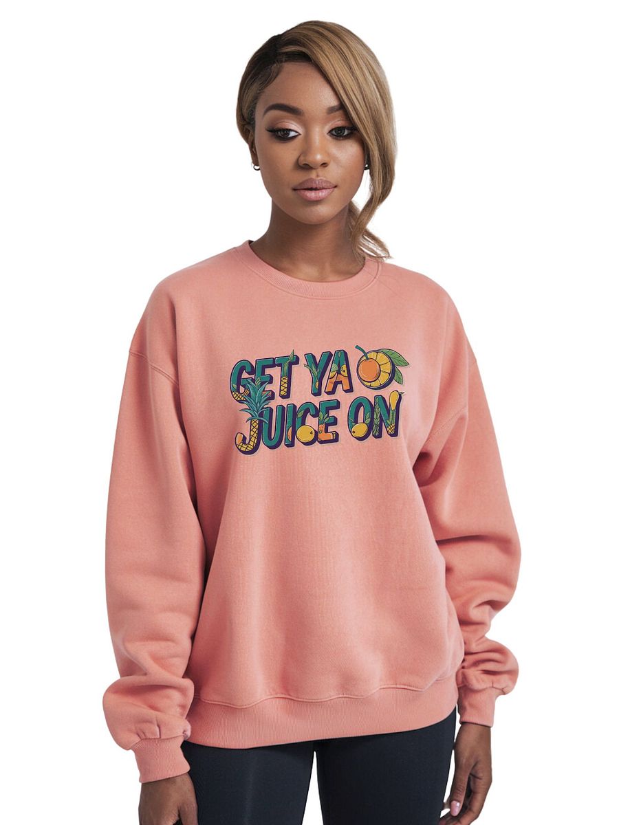"Get Ya Juice On" Premium Unisex Dusty Rose Sweatshirt product image (1)