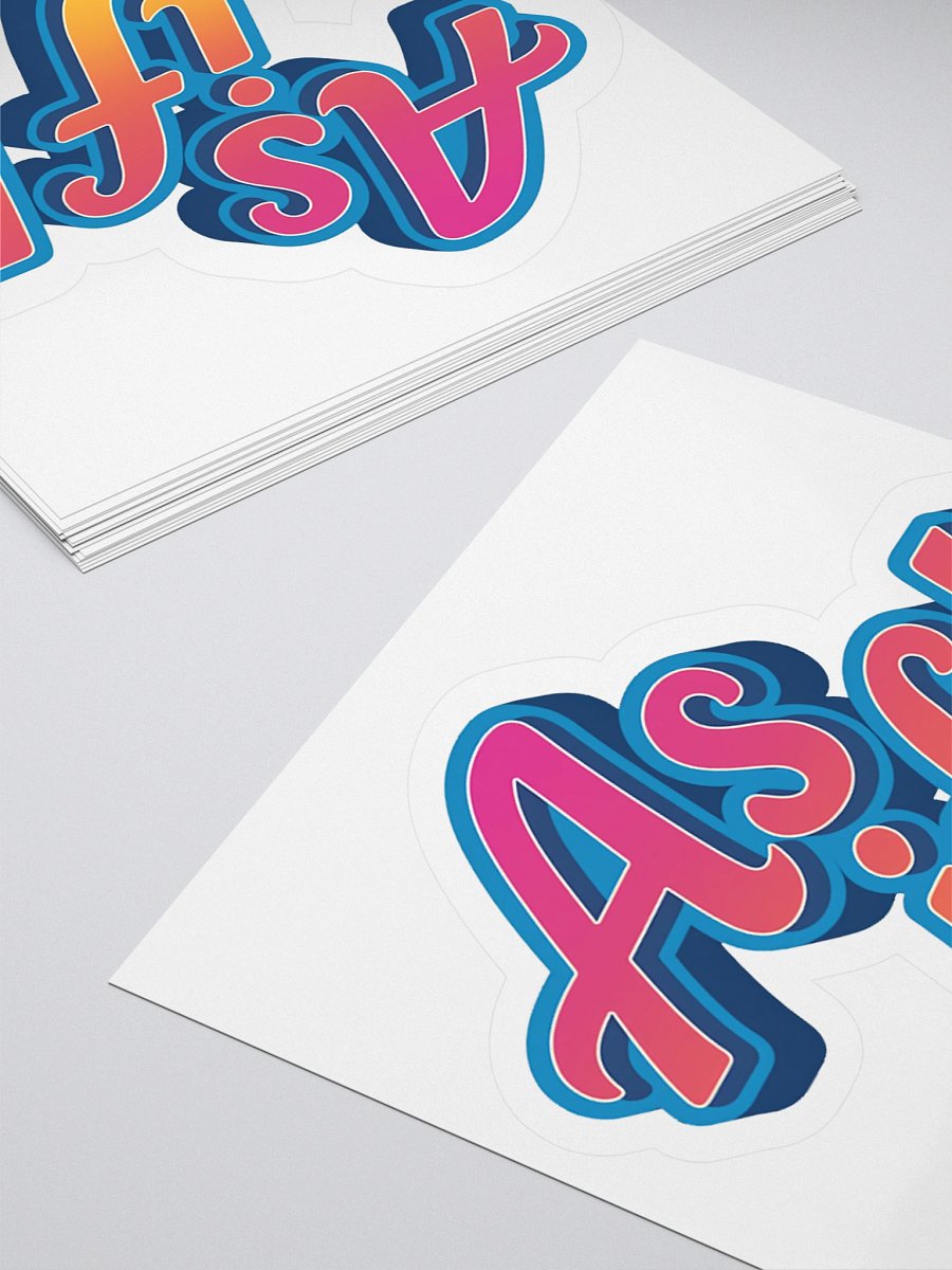 As if! Sticker product image (4)