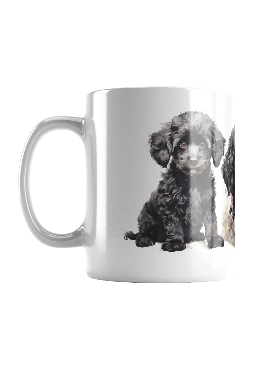 Black Poodle Puppy Paradise Mug product image (2)