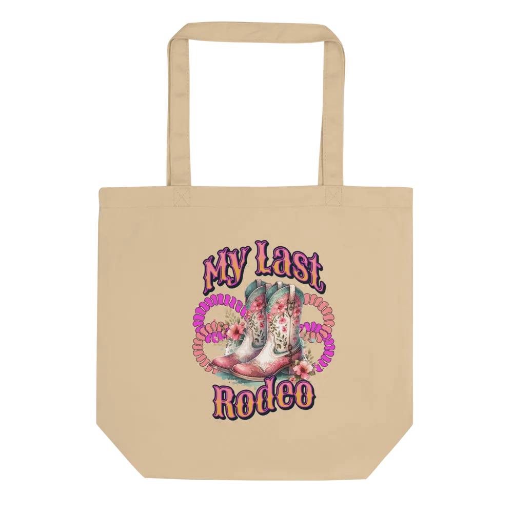 My Last Rodeo Floral Cowboy Boots Tote Bag product image (1)