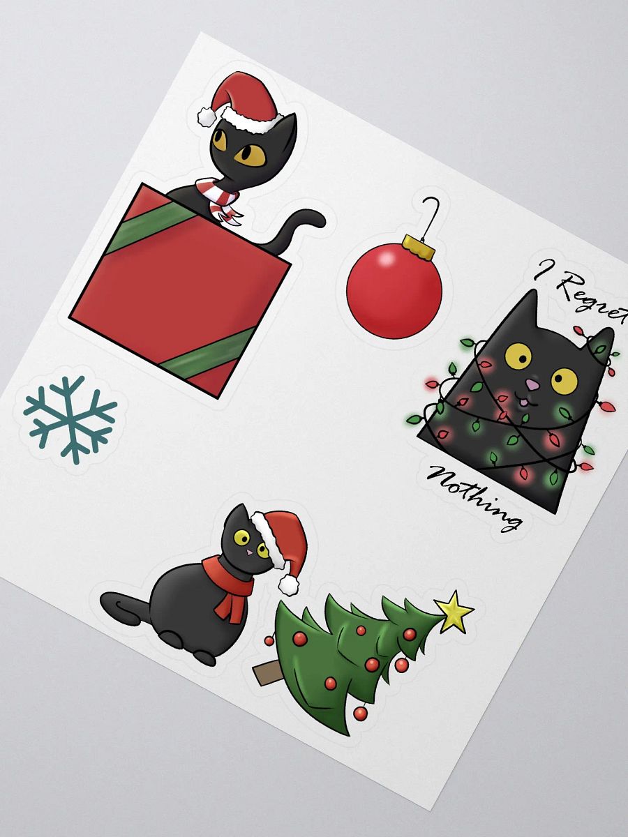 Christmas Cat Sticker Pack product image (2)
