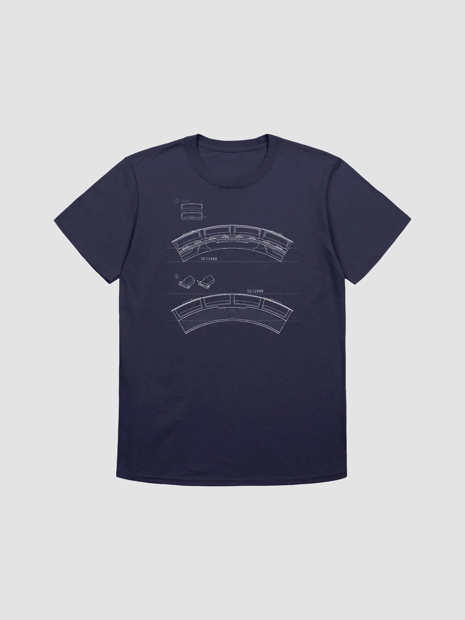Spin Rhythm XD Wheel Blueprint T-Shirt product image (1)