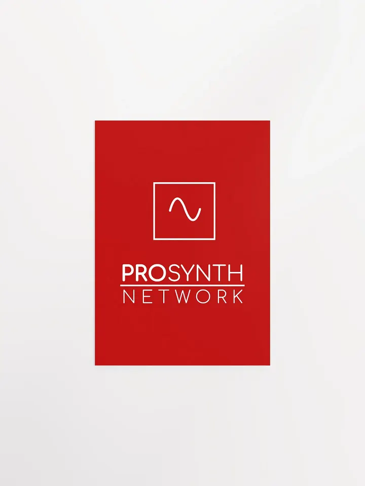 Pro Synth Network Poster (Red) product image (11)
