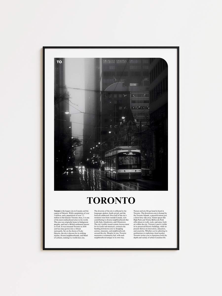 Toronto 07 Newspaper Poster product image (1)