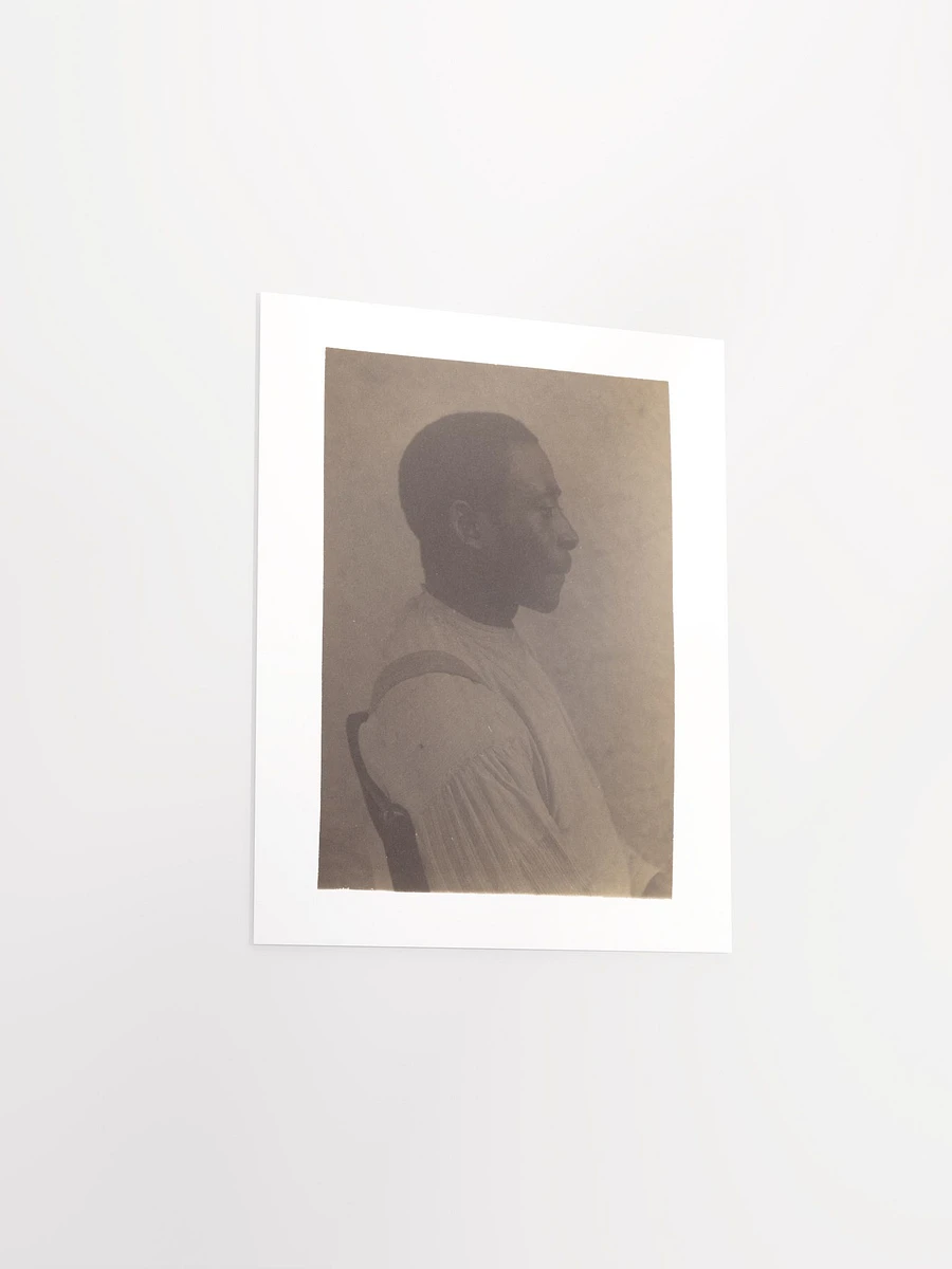 Profile of a Seated African American Man By Thomas Eakins (c. 1884) - Print product image (3)