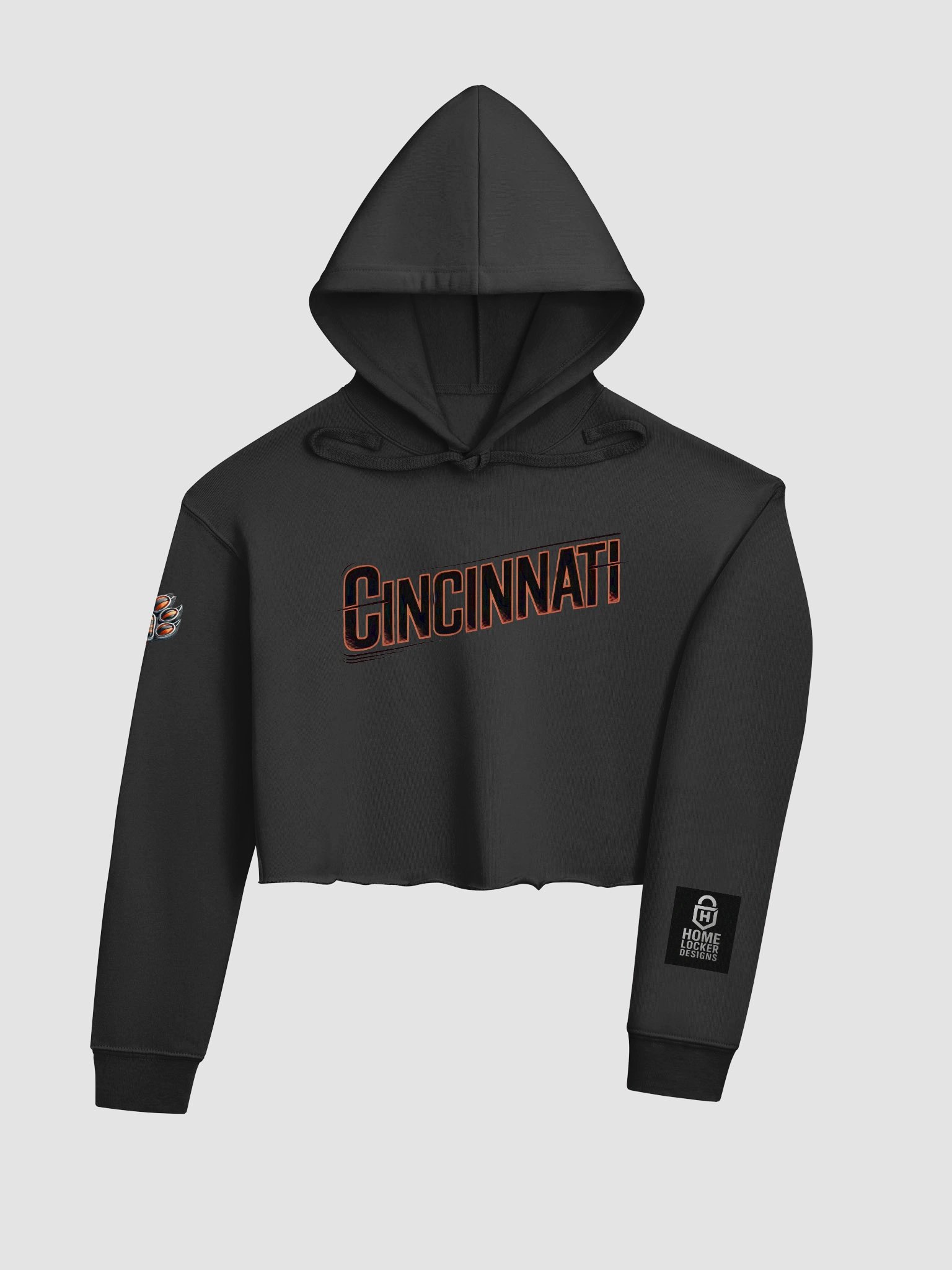 Tiger Pride | Crop Hoodie | Cincinnati | Football | Home Locker product image (4)