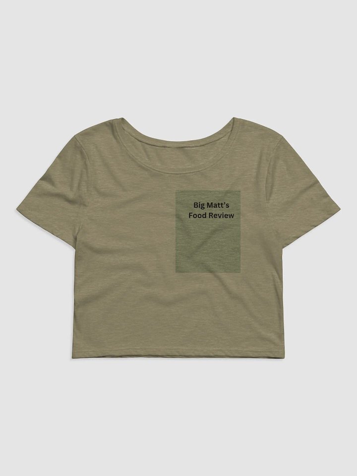 Big Matt's Food Reviews Women's Crop Tee product image (1)