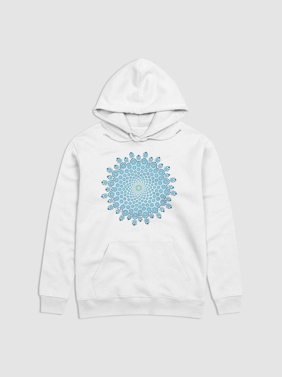 Blue Dot Mandala Unisex Eco Hoodie product image (2)