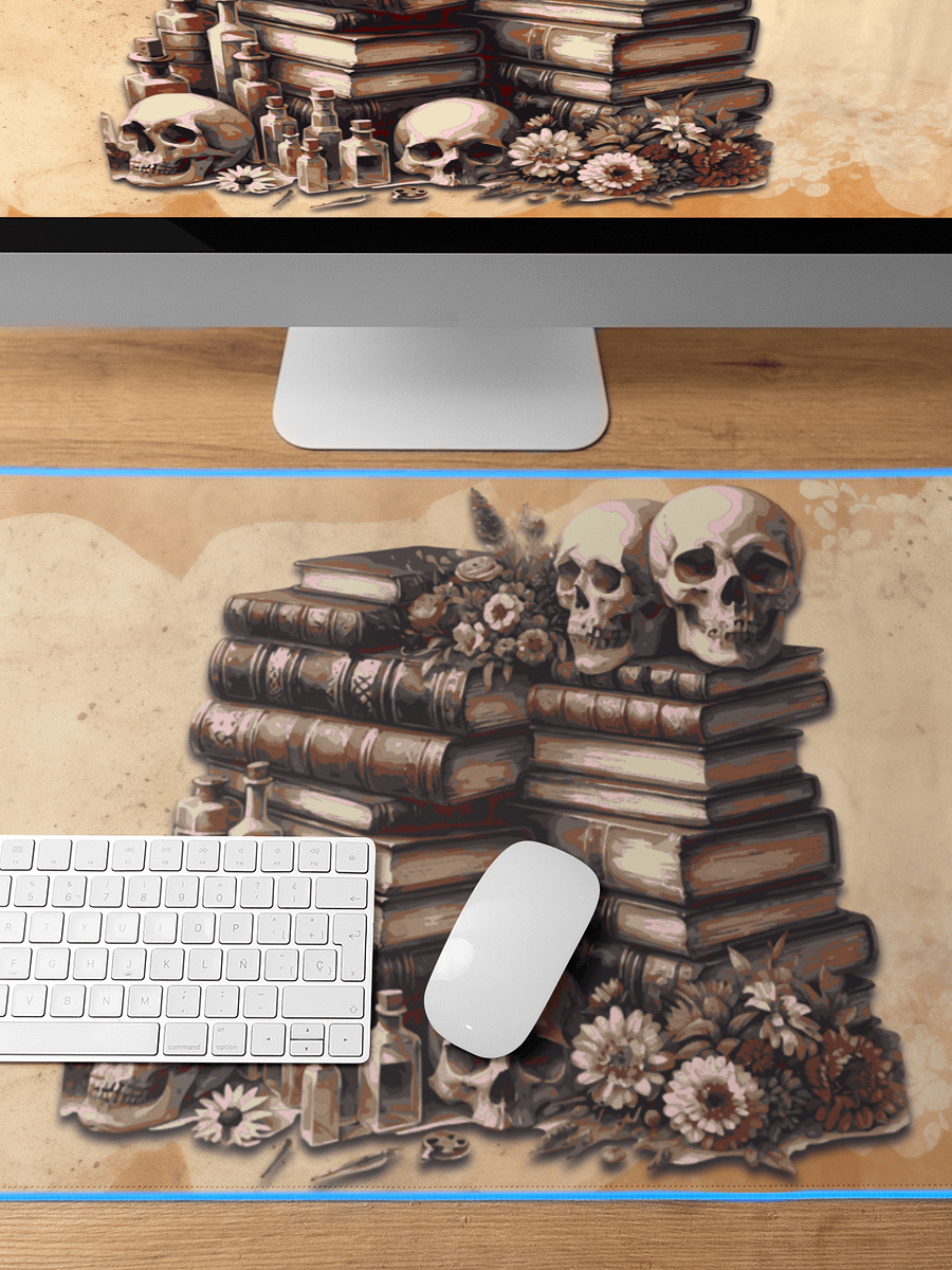 Gothic library Desk Mat product image (1)