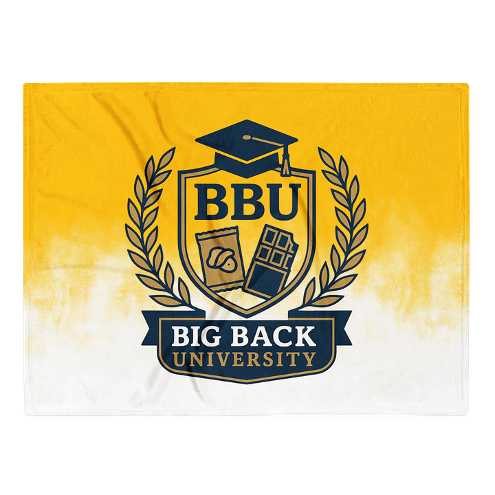 BBU Fleece Throw Blanket product image (1)