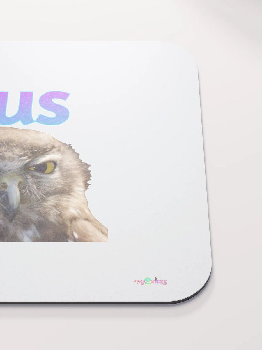 Sus Owl Classic Mouse Pad (White) product image (5)