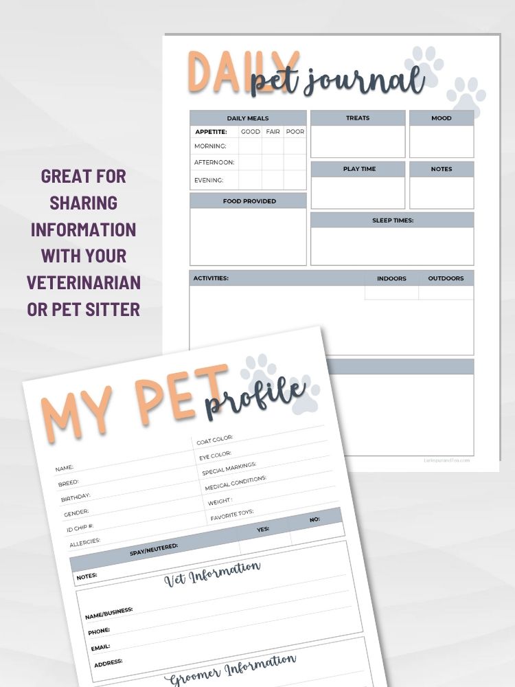 Pet Health and Wellness Planner product image (4)