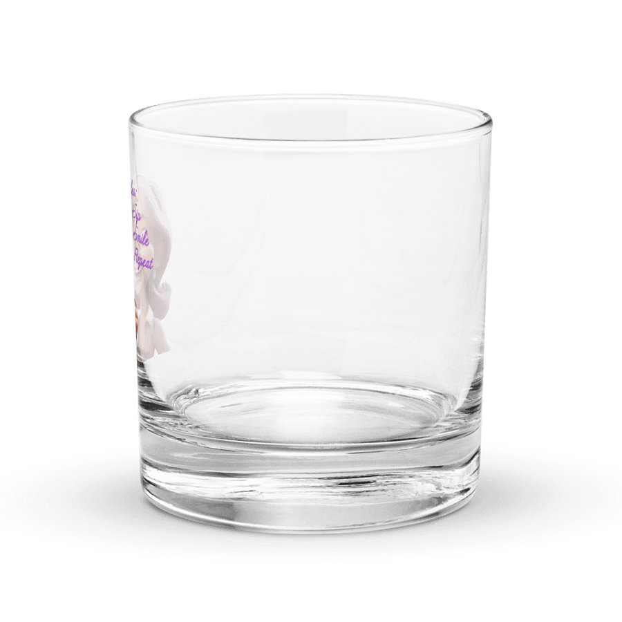 Rules are Sip, Smile & Repeat - Whiskey Glass product image (2)