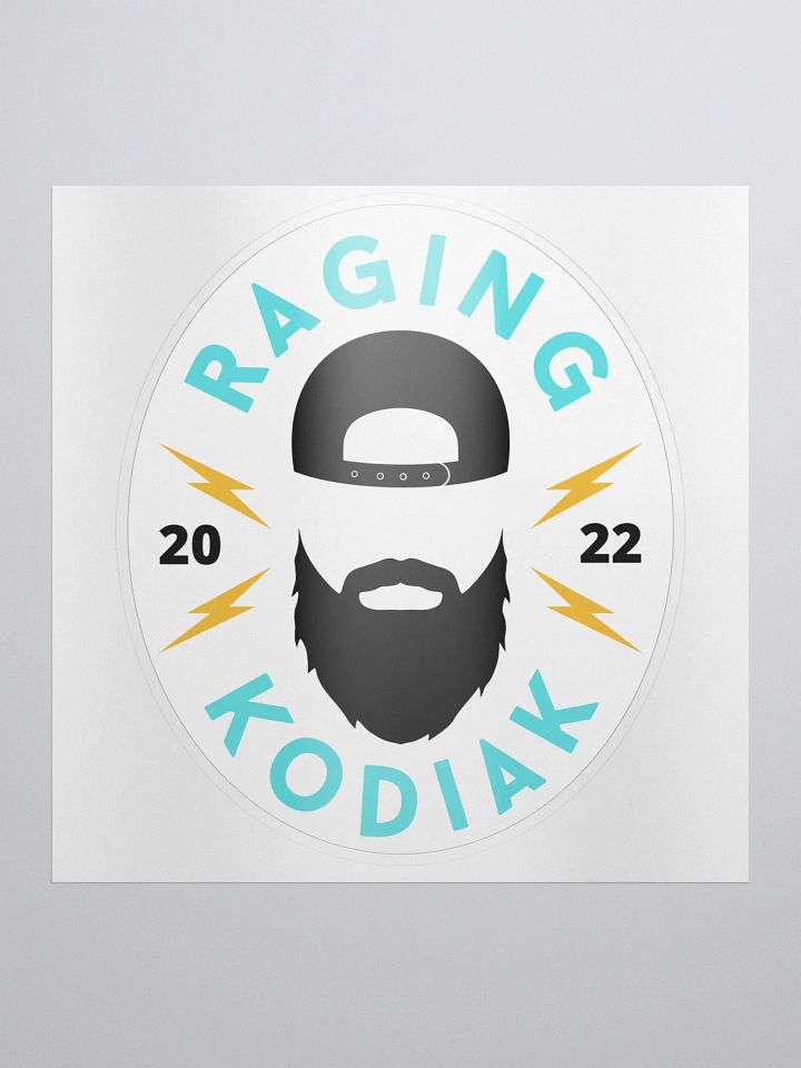 Bearded Sticker White product image (1)
