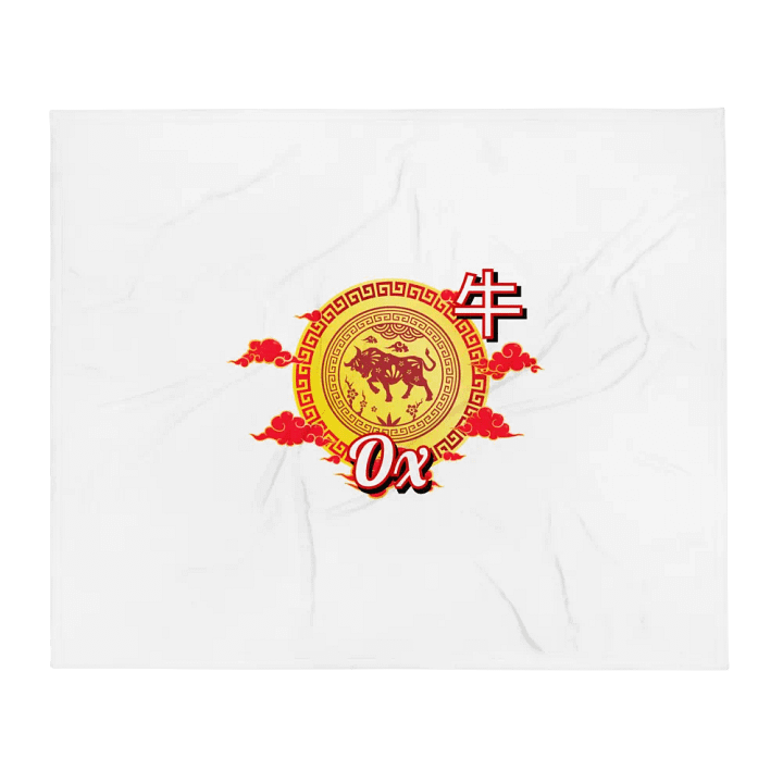 Ox - Chinese Zodiac Throw Blanket product image (1)