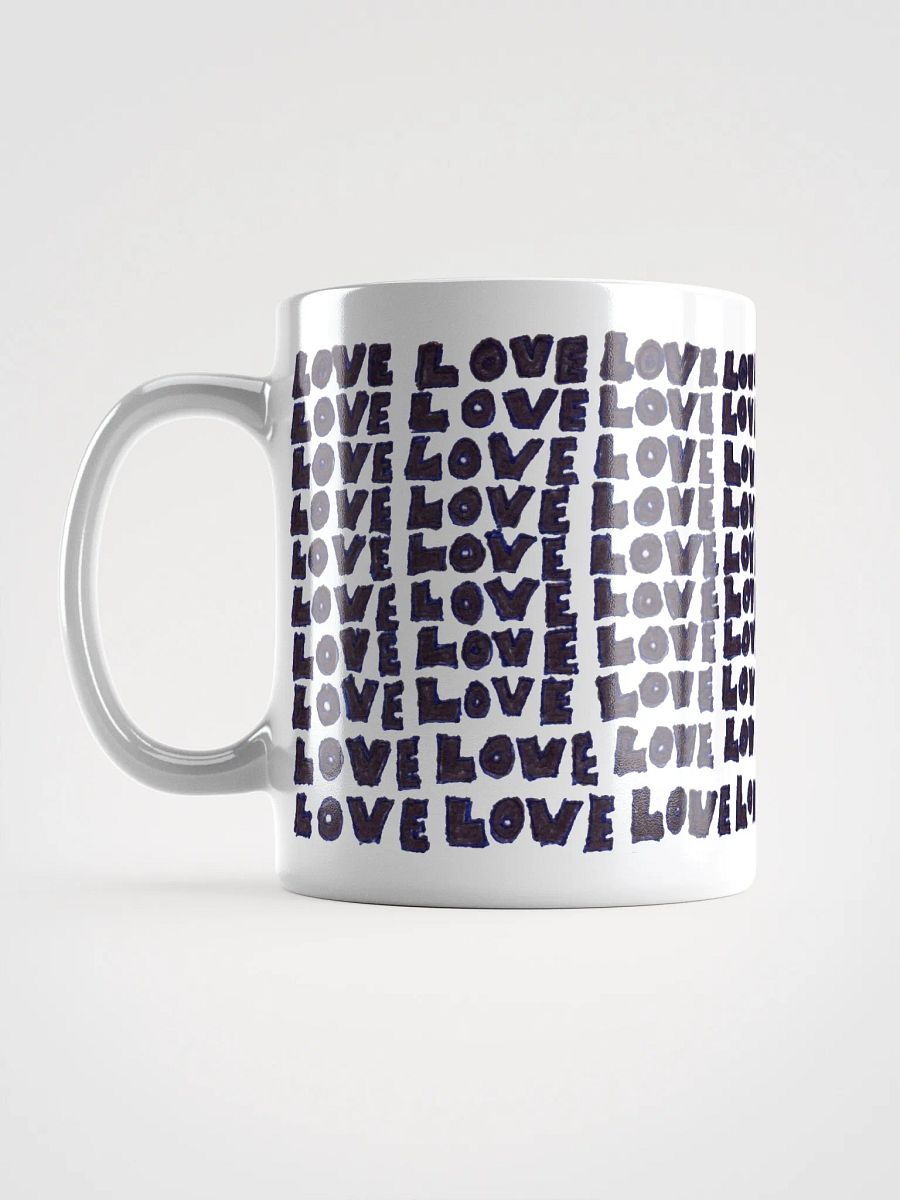Love White Glossy Mug product image (2)