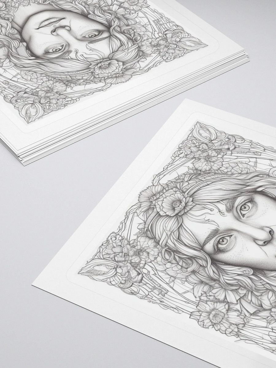 Floral Enchantment Kiss Cut Stickers product image (4)
