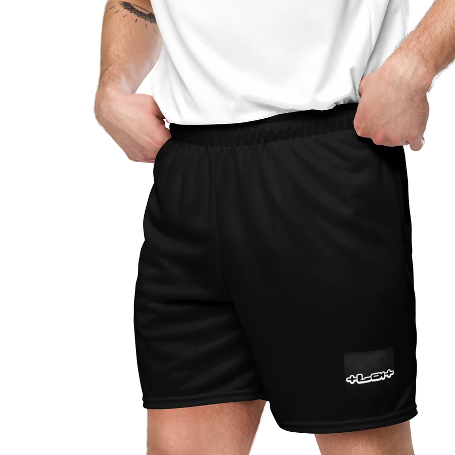 ECLIPSE - BLACK Unisex Recycled Mesh Shorts product image (9)