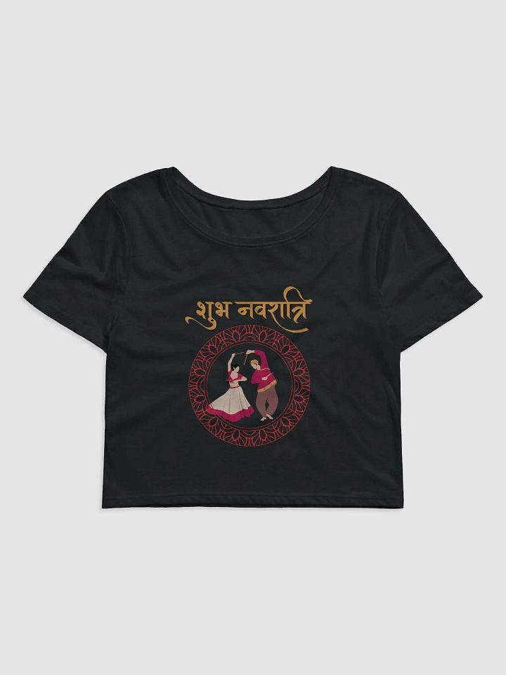 Navratri Crop Tee - Enjoy your festival product image (3)
