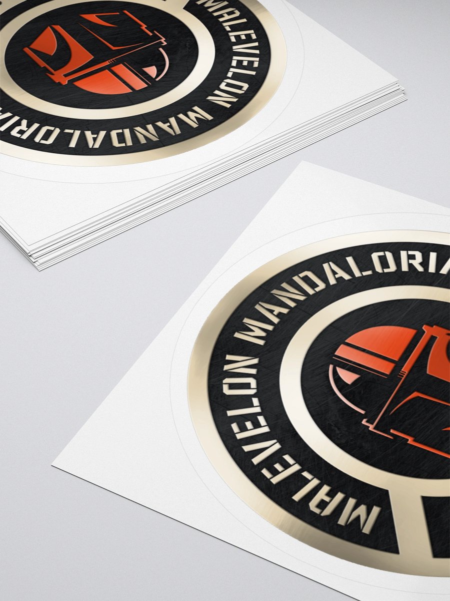 Malevelon Mandalorians Metallic Sticker product image (4)