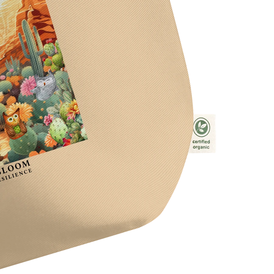 Desert Bloom: A Tale of Resilience Eco Tote Bag (Large) product image (3)