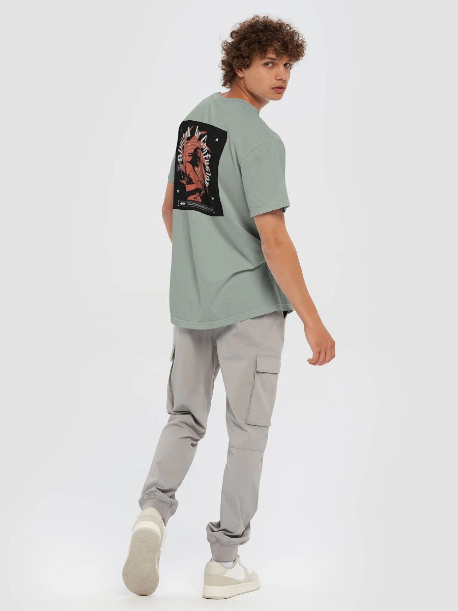 Man T-Shirt Brutalism Streetwear Garment-Dyed Heavyweight T-Shirt product image (8)