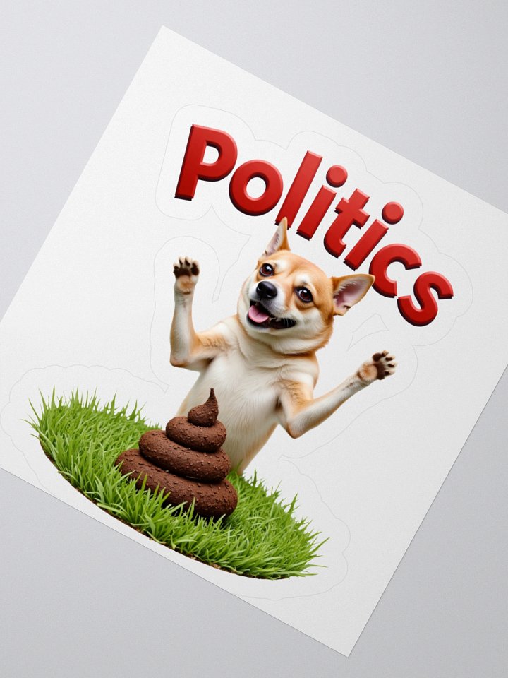 Political Pooch Kiss Cut Stickers product image (6)