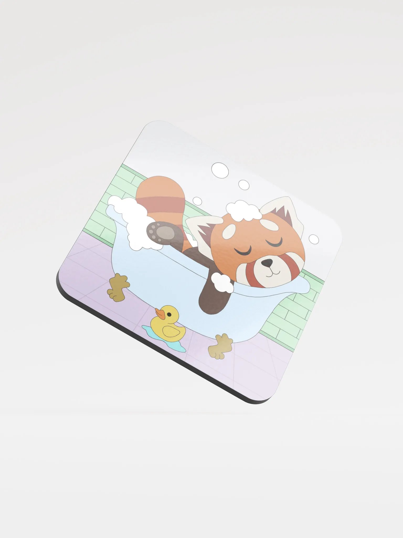 Red Panda Tub Time Coaster product image (1)