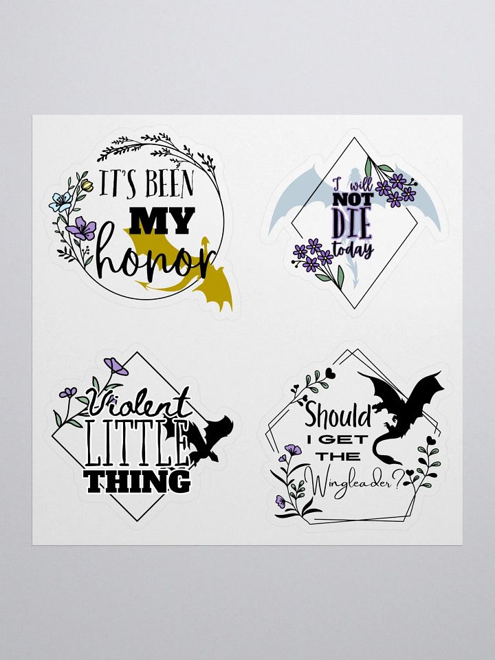 Fourth Wing Sticker Bundle product image (1)