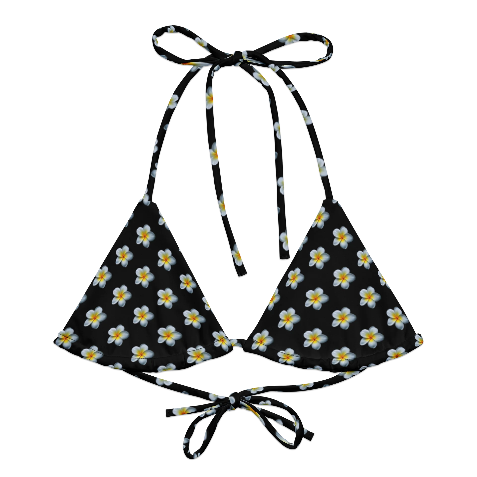 Bikini Top - Temple Flower (black) product image (2)