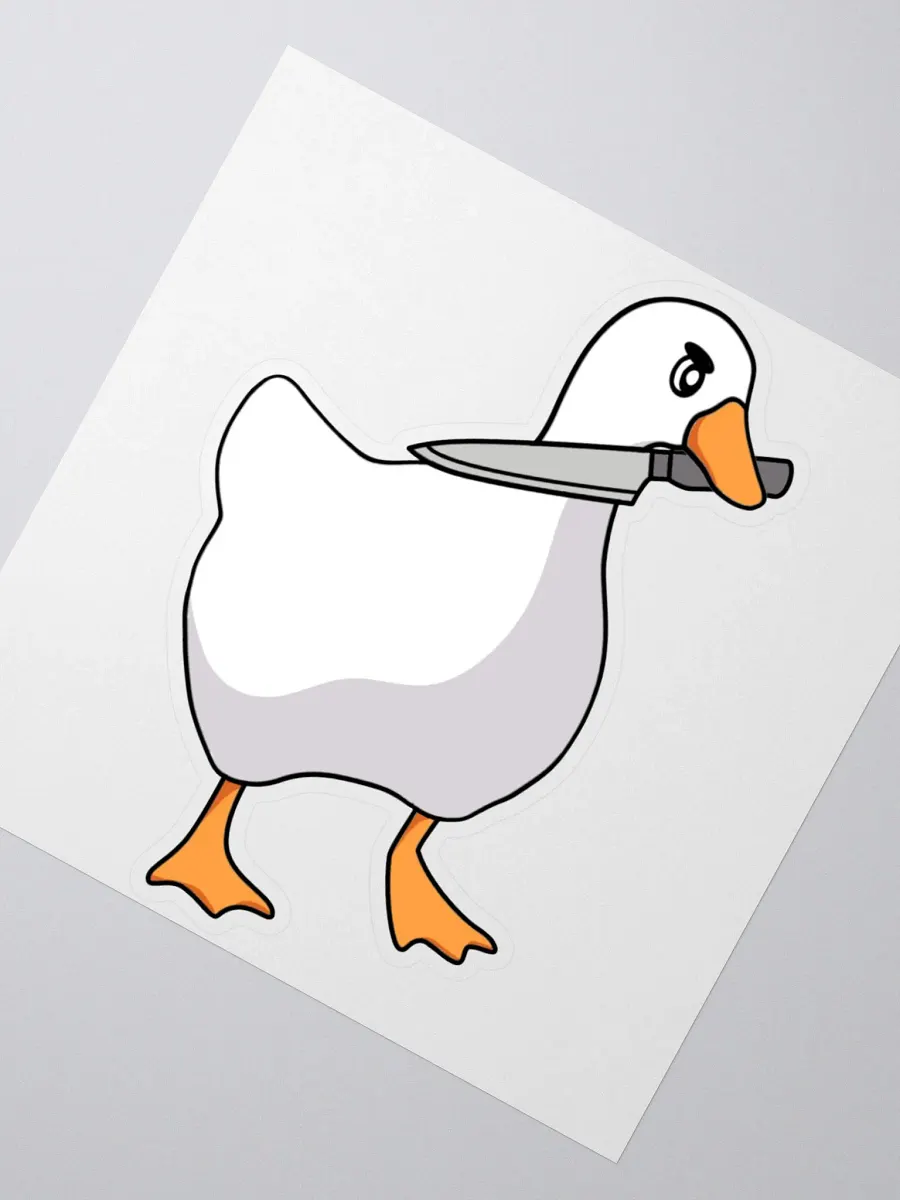 Knife Goose Sticker product image (2)
